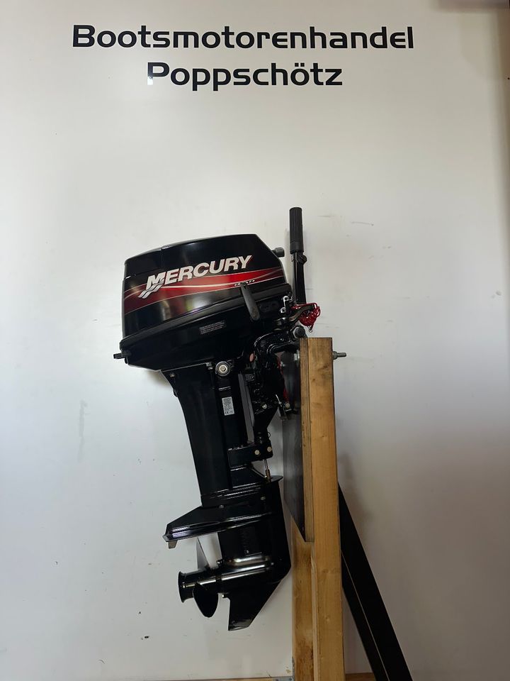Mercury 15 PS 2 Takt 41KG Kurzschaft Pinne Handstart 2012 Bootsmotorenhandel Poppschötz